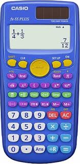 calculators with fraction ons