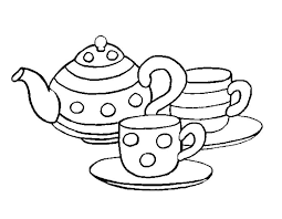 How to draw and color for kids house teapot coloring page for kids to learn to color hand watercolor. Online Coloring Pages Teapot Coloring Page Teapot Cups Saucers Dishes