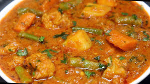 mixed veg curry restaurant style mix