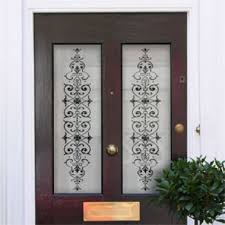 Victorian Etched Glass Window