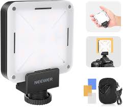 Amazon Com Neewer 12 Smd Led Bulb Mini Pocket Size On Camera Led Video Light For Zoom Call Meeting Remote Working Self Broadcasting Youtube Video Live Streaming Led Lighting Cri 95 With Built In Battery Camera Photo