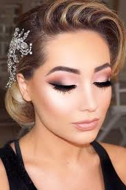 Make every wedding day beauty decision a little bit easier with these guides to hairstyles, makeup looks, nail colors, and more. Wedding Make Up Ideas For Stylish Brides See More Http Www Weddingforward Com Wedding M Amazing Wedding Makeup Wedding Makeup Tips Gorgeous Wedding Makeup