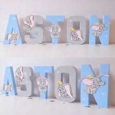 Dumbo Letters Names Baby Nursery Wall