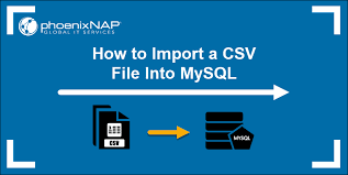 how to import a csv file in mysql