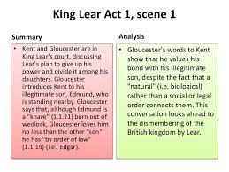 Oswald Quote Analysis   King Lear The Shakespeare Standard A critical analysis of King Lear Act Scene King Lear
