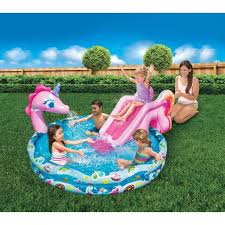 Maybe you would like to learn more about one of these? Spray N Splash Unicorn Pool Walmart Com Walmart Com