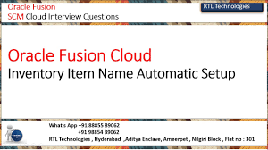 oracle fusion inventory item name