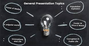 latest general topics for presentation