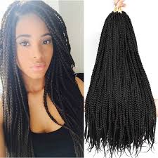 I am getting box braids this saturday. Amazon Com Lihui 7 Packs 24 Inch Box Braids Crochet Hair 20 Strands Pack Box Braiding Hair Synthetic Braiding Hair 24inches 1b Color Beauty