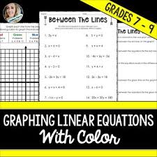 Graphing Linear Equations With Color