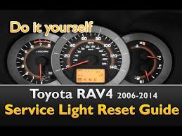 toyota rav 4 service light you