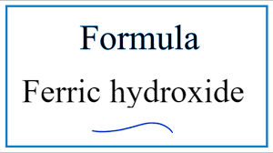 formula for ferric hydroxide