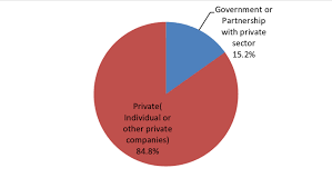 9 Pie Chart Of Companies Ownership Download Scientific