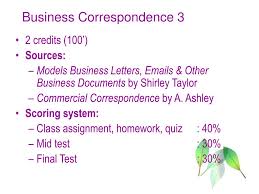 ppt business correspondence 3