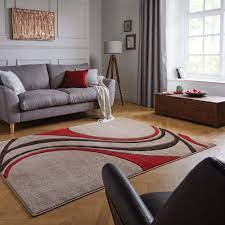 mirage rug red by dunelm ufurnish com