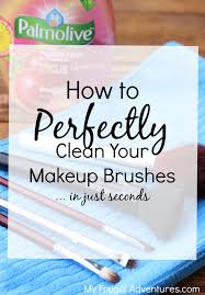 how to clean makeup brushes so fast