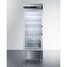 The doors also have a door closer cam that holds the door open at 120 degrees. Scr23ssglh Summit 23 Cu Ft Commercial Reach In Refrigerator In Complete Stainless Steel With Glass Door And Left Hand Door Swing Sargent Appliance Sargent Appliance