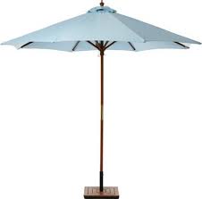 hardwood 2 7m garden parasol light