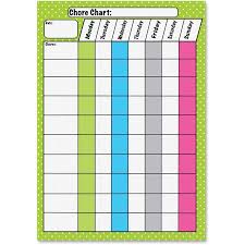 Ashley Ash10089 Magnetic Dry Erase Chore Chart 1 Set Multicolor