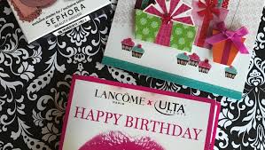 birthday gifts from sephora and ulta