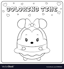 cute minnie mouse drawing sketch for
