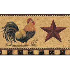 They effortlessly provide a fantastic break to the monotonous wall color, enhancing the wall. 879390 Primitive Country Rooster Barn Star Wallpaper Border Walmart Com Walmart Com