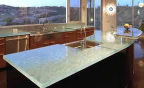 20 Gorgeous Glass Kitchen Countertops