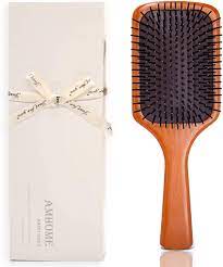 Amazon.com : Premium Hair Brush Wooden Paddle Detangler Hair Combs Large  Enough Smooth Sturdy (Rectangle-A Large) : Beauty & Personal Care