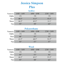 Jessica Simpson Coat Size Chart Best Picture Of Chart