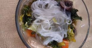 caldo de kale y fideo chino receta de