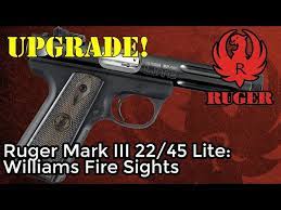 installing williams fire sights ruger