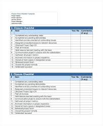Project Check List Activity Template Excel Strand And Coding