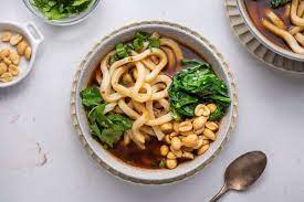 vegetarian anese udon noodle soup recipe