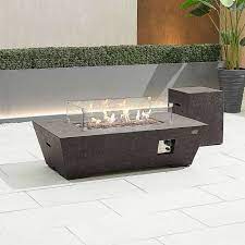 Gladstone Gas Fire Pit With Wind Guard