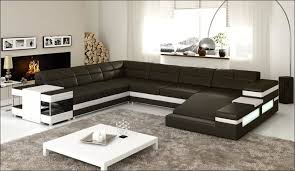 royal black sectional spacious sofa set