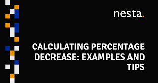 calculating percene decrease