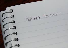 Image result for Taking Notes