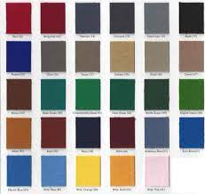 felt colors for your pool table at