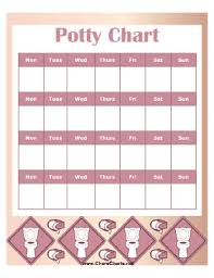 Printable Potty Chart For Girl