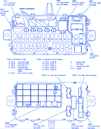 1993 honda accord sedan (cc7) service manual supplement (62sn720) pdf. Honda Civic Si 1993 Main Engine Fuse Box Block Circuit Breaker Diagram Carfusebox