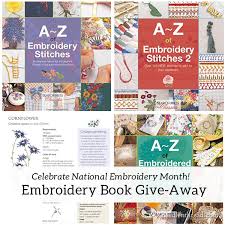 National Embroidery Month Book Give