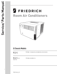 Écrire à room air conditioner service manager, friedrich air conditioning co., p.o. Friedrich Q Series Service Parts Manual Pdf Download Manualslib