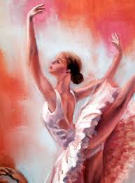 Ballerina Painting Ballet R Canvas