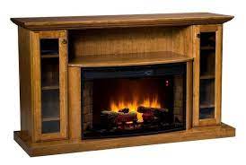 Amish Bohemia Fireplace Tv Stand