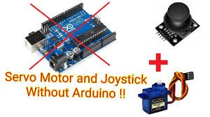 how to use servo motor and joystick