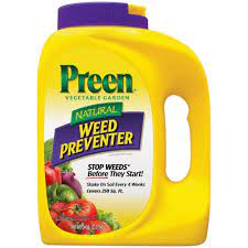 natural vegetable garden weed preventer