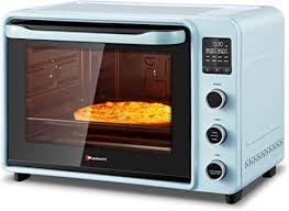 Toaster ovens are miniature ovens which are said to be a. Amazon Com Hauswirt 42qt Bake Oven 8 In 1 Countertop Convection Toaster Oven With Upper And Lower Heat Control Hot Air Fan For Pizza Cake Ferment Dehydrate Fruit Roast Rotisserie Turkey Retro Blue Kitchen