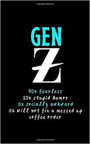 We old millennials might not fully understand you. Gen Z 80 Fearless 10 Stupid Humor Bullet Journal Generation Z Meme Gifts Bullet Journal 120 Pages 5 X 8 Amazon De Journals Summer Fremdsprachige Bucher