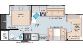 cl c rvs with king bed floorplan