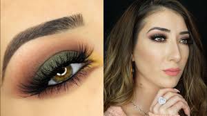 green smokey eye makeup tutorial you